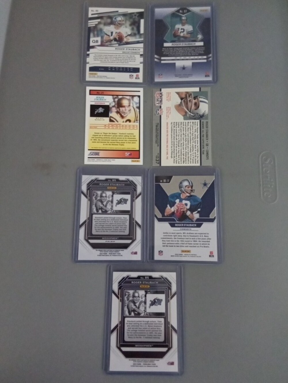 Panini Roger Staubach Football Trading Card Lot. - Picture 2 of 16